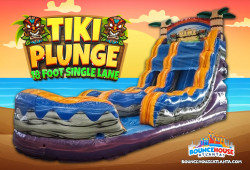 18' Tiki Plunge Water Slide