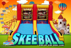 Skee Ball Dual Lane Game