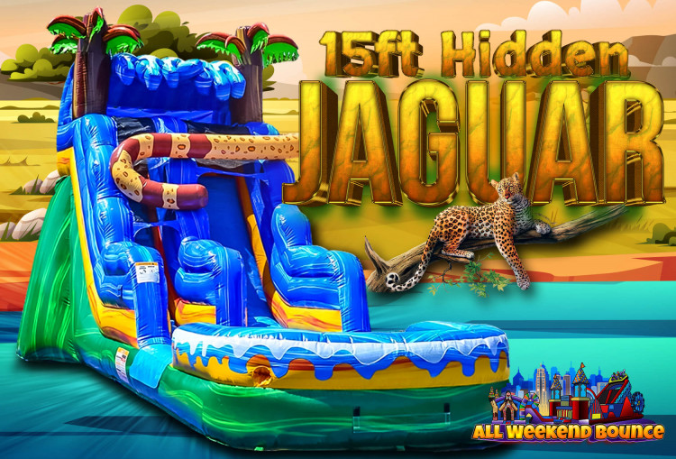 15' Hidden Jaguar Water Slide