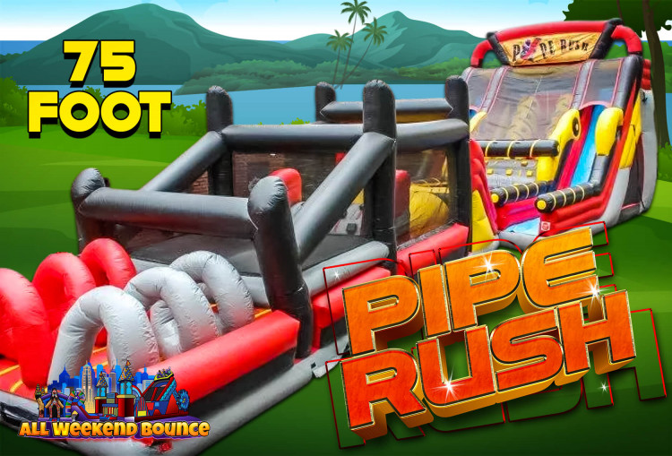 75' Pipe Rush Obstacle Course