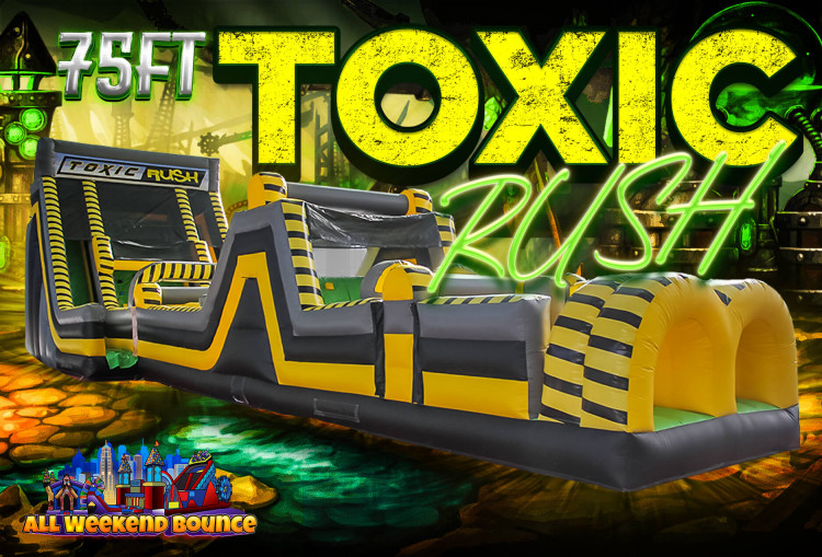 75' Toxic Rush Obstacle Course