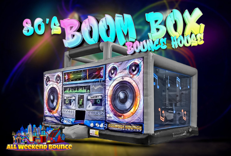 80's Boom Box Jumbo Bounce House