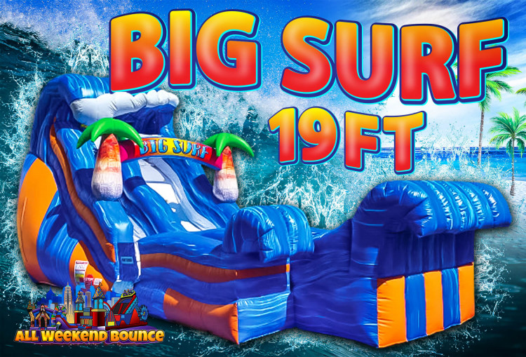 19' BIG Surf Water Slide
