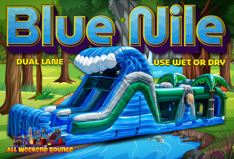 Blue Nile Obstacle Course with Dual Slide