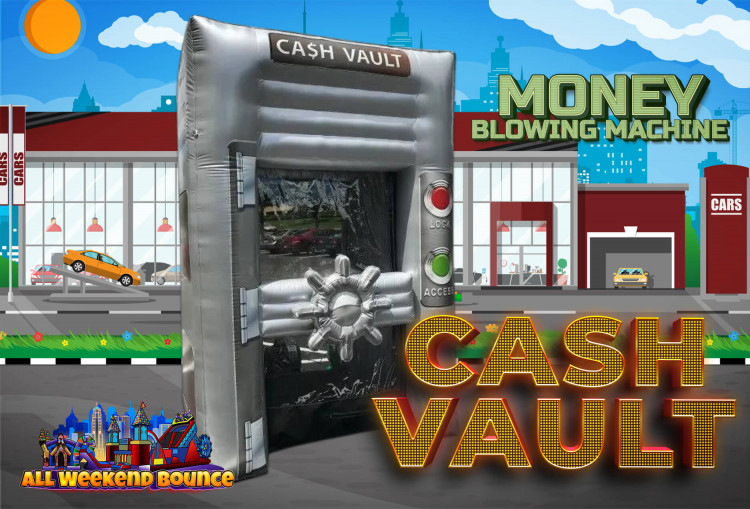 Cash Vault Money Blowing Machine
