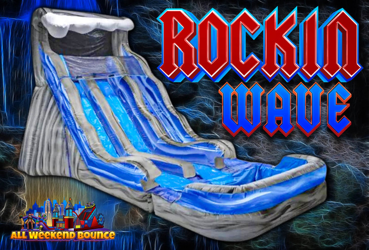 18' Rockin' Wave Dual Lane Slide