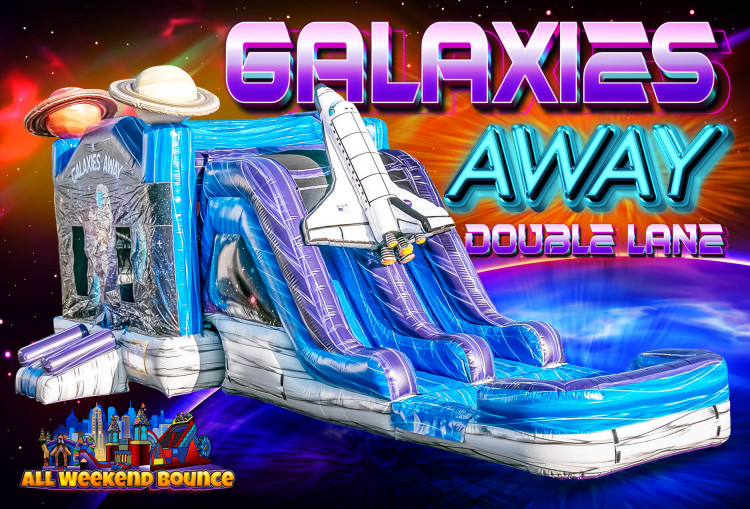 Galaxies Away XL Dual Lane Bounce & Slide Combo