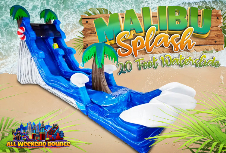 20' Malibu Splash Water Slide