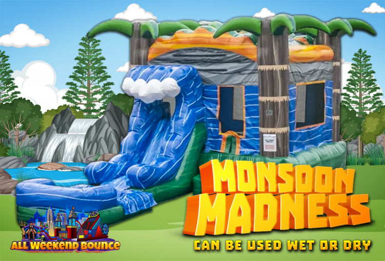 Monsoon Madness Bounce and Slide