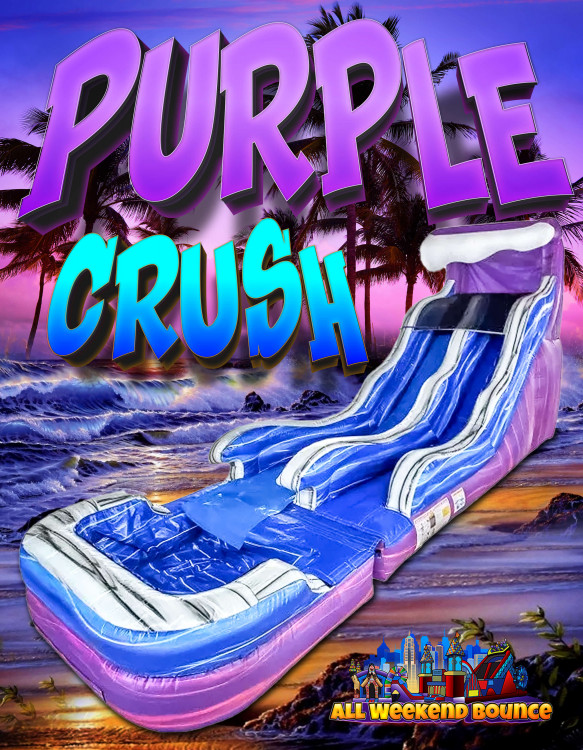 15' Purple Crush Water Slide