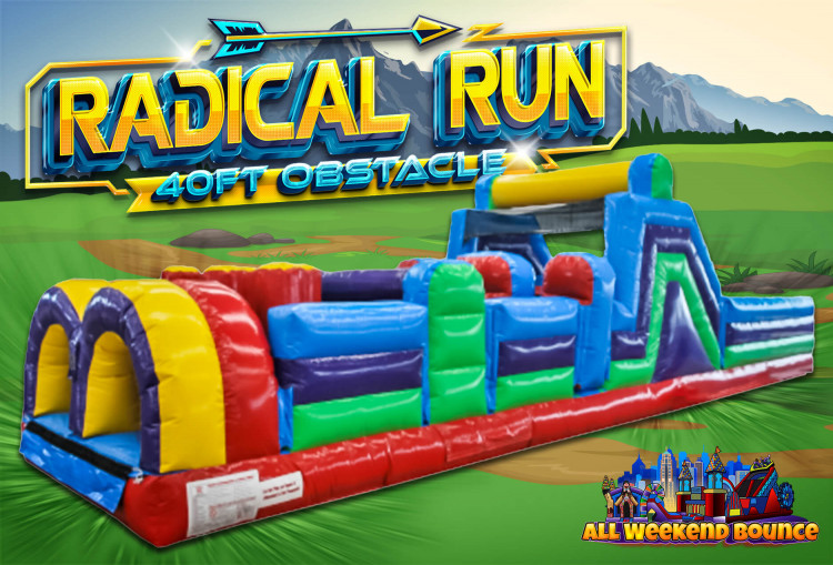40' Radical Run Obstacle Course