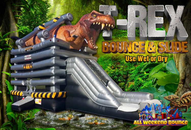 T-Rex XL Bounce and 15' Slide